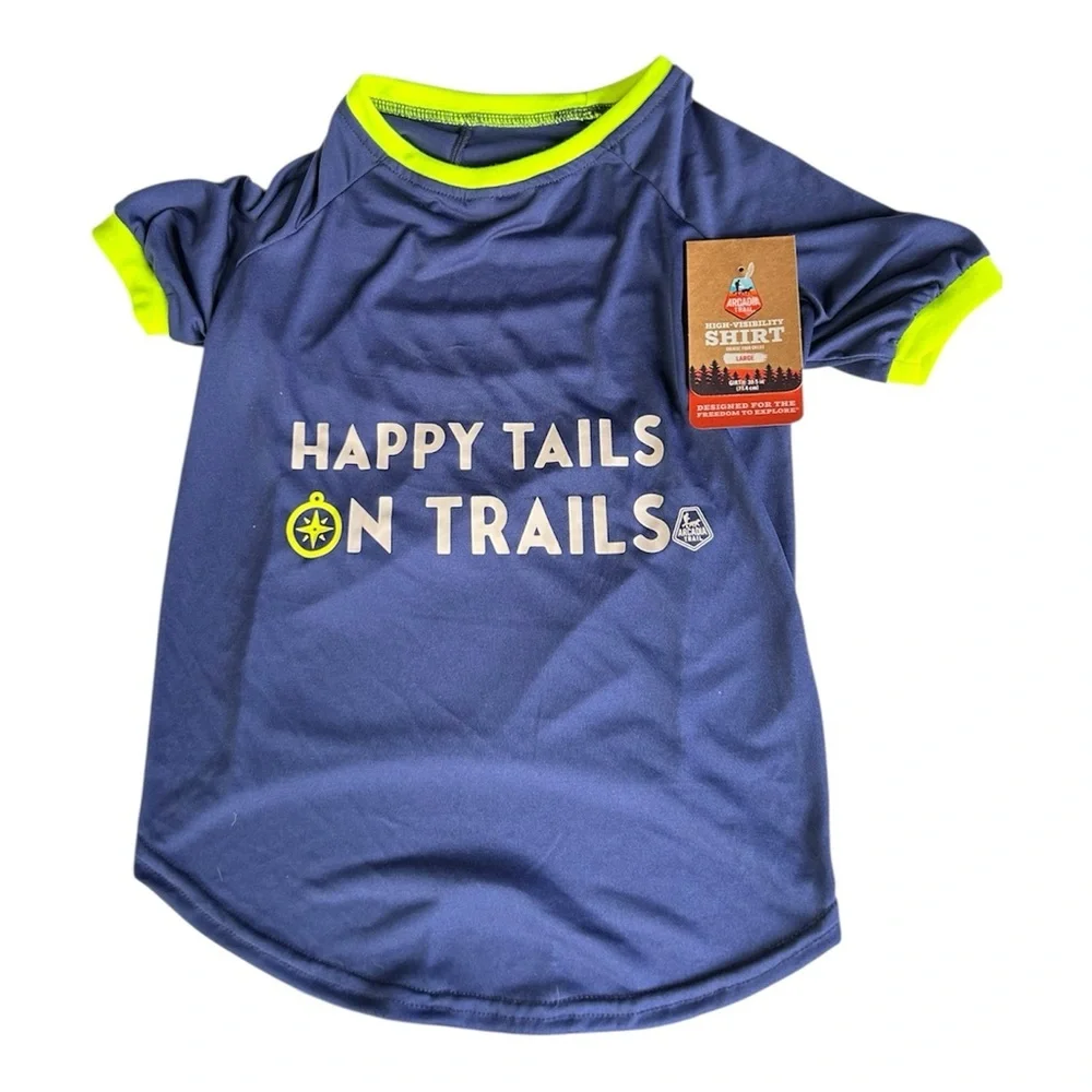 New Top Paw Icons Quick Dry high visibility dog shirt L